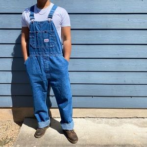 VTG Round House Denim Overalls